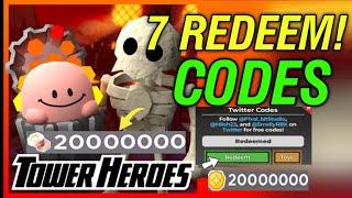 New! Update!TOWER HEROES AUGUST CODES 2024 - TOWER HEROES CODES 2024 - TOWER HEROES CODES