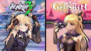 Fischl Genshin Impact VS Honkai Impact 3