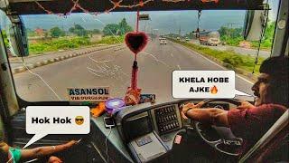 AGGRESSIVE & EXTREMELY SKILLED SCANIA METROLINK Driving in Asansol Kolkata Route Full Journey