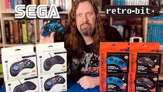 ** NEW ** Retro-Bit Sega Controllers - Unboxing and 1st Impressions!