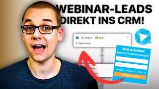 TUTORIAL: Schnittstelle für WEBINAR-LEADS mit deinem CRM einrichten! (EASY2 - WebinarGeek)