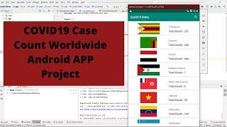 Covid19 Real Time Counter, World Map,  Android Studio Project, Android App Project