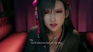 Final Fantasy 7 - Cloud says Tifa has a great shape, Aerith reacts | You talking about Tifa?