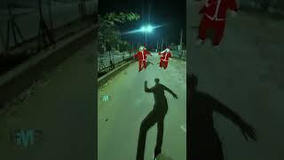 Scary Santa Attack on Road | Christmas Day | Horror pov | Flyingmeenaboi