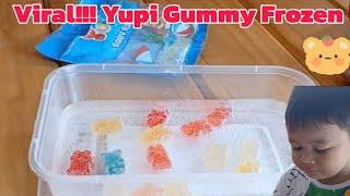 Membuat Frozen Gummy Bear Yupi Viral. Rasanya Enakkk, Antares Suka!