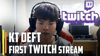 KT Deft first Twitch Stream ft. Rush