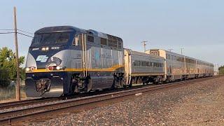 Amtrak San Joaquin Train 717 Northbound To OKJ Passing By My Hometown In Downtown