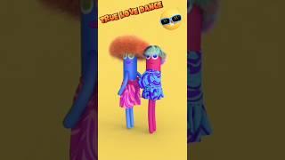 CRAZY COUPLES DANCE|cartoon character#cartoon dance#couple dance#the animated tv shorts clip#shorts