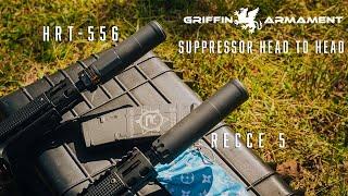 Griffin Armament HRT-556 vs Recce 5 Suppressors