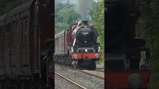 LMS Jubilee No. 45699 'Galatea' at Settle. Summer 2014. @shorts