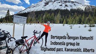 Highwood Pass bike ride with my Indonesian friends 8 June 2024