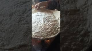 کوته سنگی|handmade big roti or chapati #afghanistan  #shorts #food