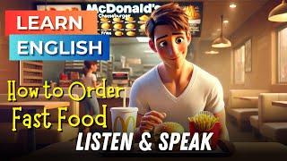 How to Order Fast Food in English | Improve Your English | English Listening Skills - Speaking Skill