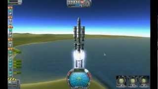 KerbalSpaceProgram-выход на орбиту