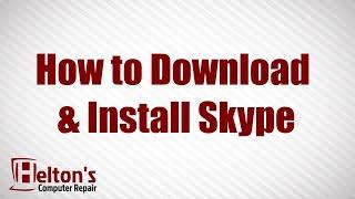 How to Download & Install Skype   Windows 7