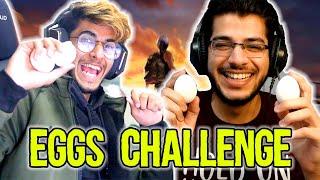 EGG CHALLENGE WITH NTD IN PUBG MOBILE !!!