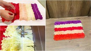  HOT NEW! The fastest and easiest way to sew a yarn rug