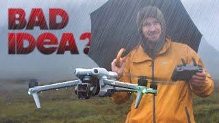 Flying a Drone in the Rain // Crazy or Worth the Risk?