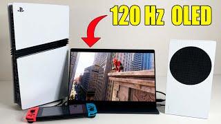 120Hz OLED Portable Monitor for PS5, Xbox and Nintendo Switch | UPerfect O2