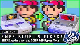 Fix Super Nintendo Blur - SNES Edge-Enhancer and 2CHIP RGB Bypass Mods :: RGB328 / MY LIFE IN GAMING