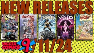 New Comic Book Releases for 9-11-2024!