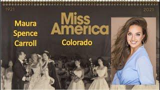 Miss America 1921-2021 - Contestant (Colorado - Maura Spence Carroll) / State Ranking 32/51