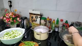 Nấu canh bí đao và kho thịt cho bữa tối #kieunyttti #kieunyvlog #nauan #cooking