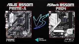 Asus Prime B550M-A vs Asrock B550M Pro4