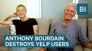 Anthony Bourdain Destroys Yelp Users