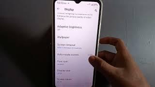realme C30s how to on auto rotate screen