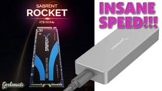 Sabrent 4TB Rocket NMVe PCIe M.2 SSD & USB 3.2 Enclosure Review