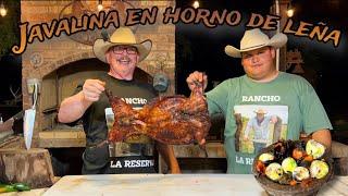 Javalina En Horno De Leña De Mesquite