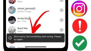 How to Fix Instagram We're sorry, but something went wrong. Please try again iPhone