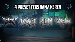 PRESET ALIGHT MOTION || TEKS NAMA KEREN || VIRAL TIKTOK