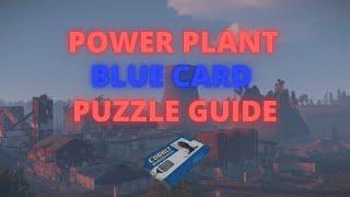 Red Card - Power Plant Blue Card Puzzle Guide (HDRP) - (Rust 2023)