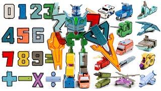 Super Number Robot Vehicles Transformers Combine Robot 15 Vehicle Car Toys