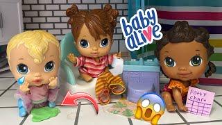 NEW Baby alive crib life dolls Training routine 