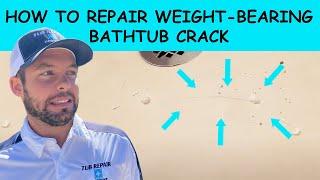 HOW TO FIX FIBERGLASS BATHTUB FLOOR CRACK