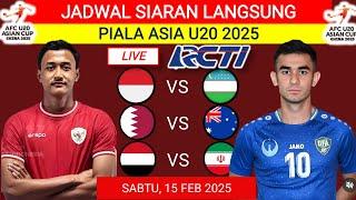 JADWAL SIARAN LANGSUNG PIALA ASIA U20 2025 HARI INI‼️15 FEBRUARI 2025‼️ INDONESIA VS UZBEKISTAN‼️