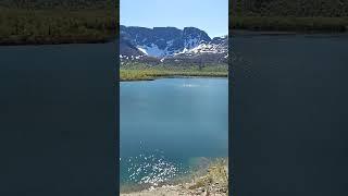 Spring in the mountains | SUP mountain lake | САП борд Имандра Мурманск Кольский полуостров