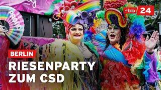 Christopher Street Day: Hunderttausende feiern in Berlin