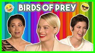 Margot Robbie y el elenco de "Aves de Presa" juegan "¿Quién es la más?"