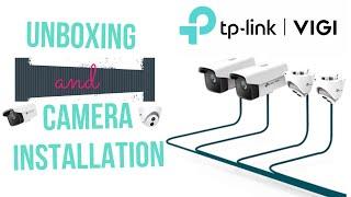 tplink vigi camera unboxing and installation