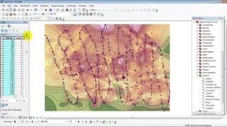 Creating topographic Contour From Google Earth In ArcGis