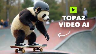 Topaz Video AI 6 Beginner Tutorial - Upscaling Hailuo Minimax Footage