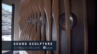 Create Dolby Atmos with Style- using Sound Sculptures from Leon Speakers and Media Decor