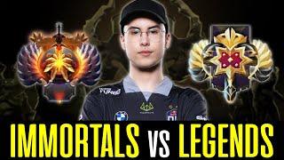 OG.Yuragi - IMMORTALS vs LEGENDS Looks Like - BATTLE CUP DOTA 2