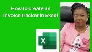 How to create an invoice tracker in excel