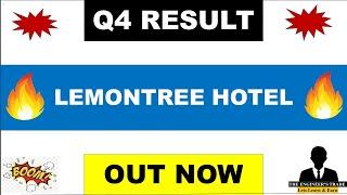 Lemon tree Q4 Results 2024 | Lemon tree results today | lemon tree hotel share latest news | lemon