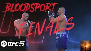 UFC 5 - PS5 Gameplay | Finals! Bloodsport Tournament | Chuck Liddell vs. George St. Pierre(4K 60FPS)